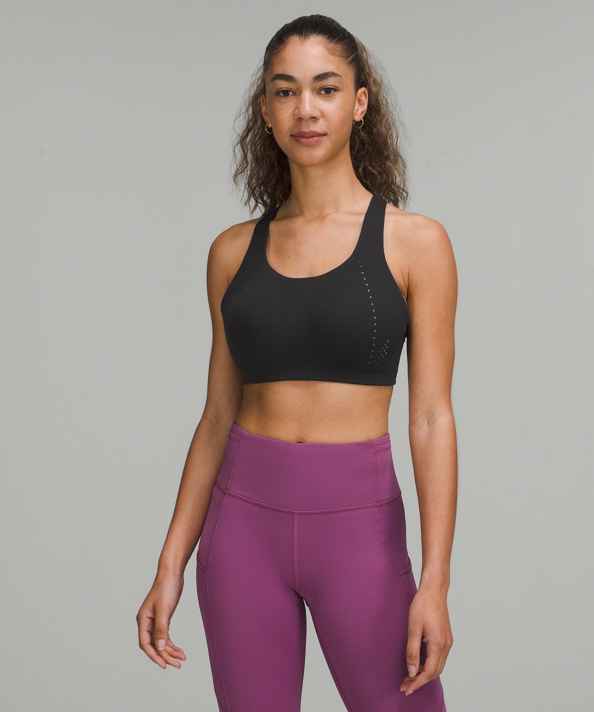 Reggiseno Sportivo Donna Lululemon AirSupport Nere Grigie | IT_LuLu51499