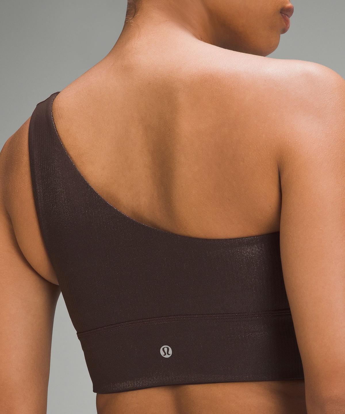 Reggiseno Sportivo Donna Lululemon Align™ Asymmetrical Ribbed Marroni | IT_LuLu57621