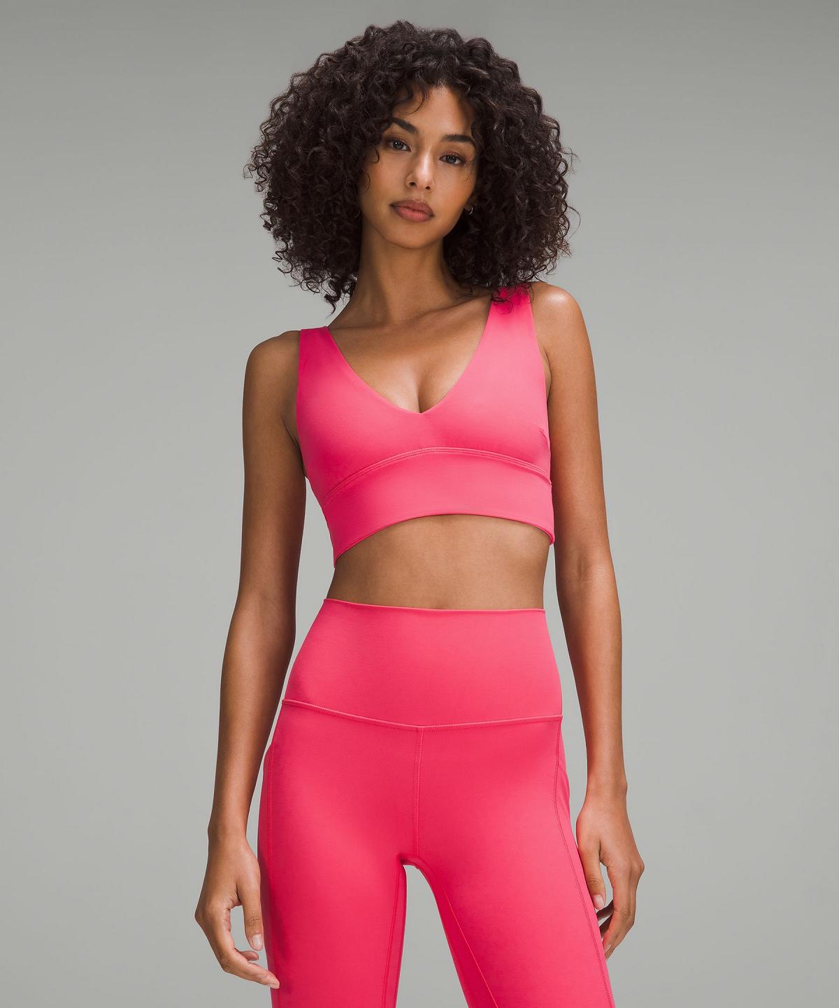 Reggiseno Sportivo Donna Lululemon Align™ V-Neck Rosa | IT_LuLu89438