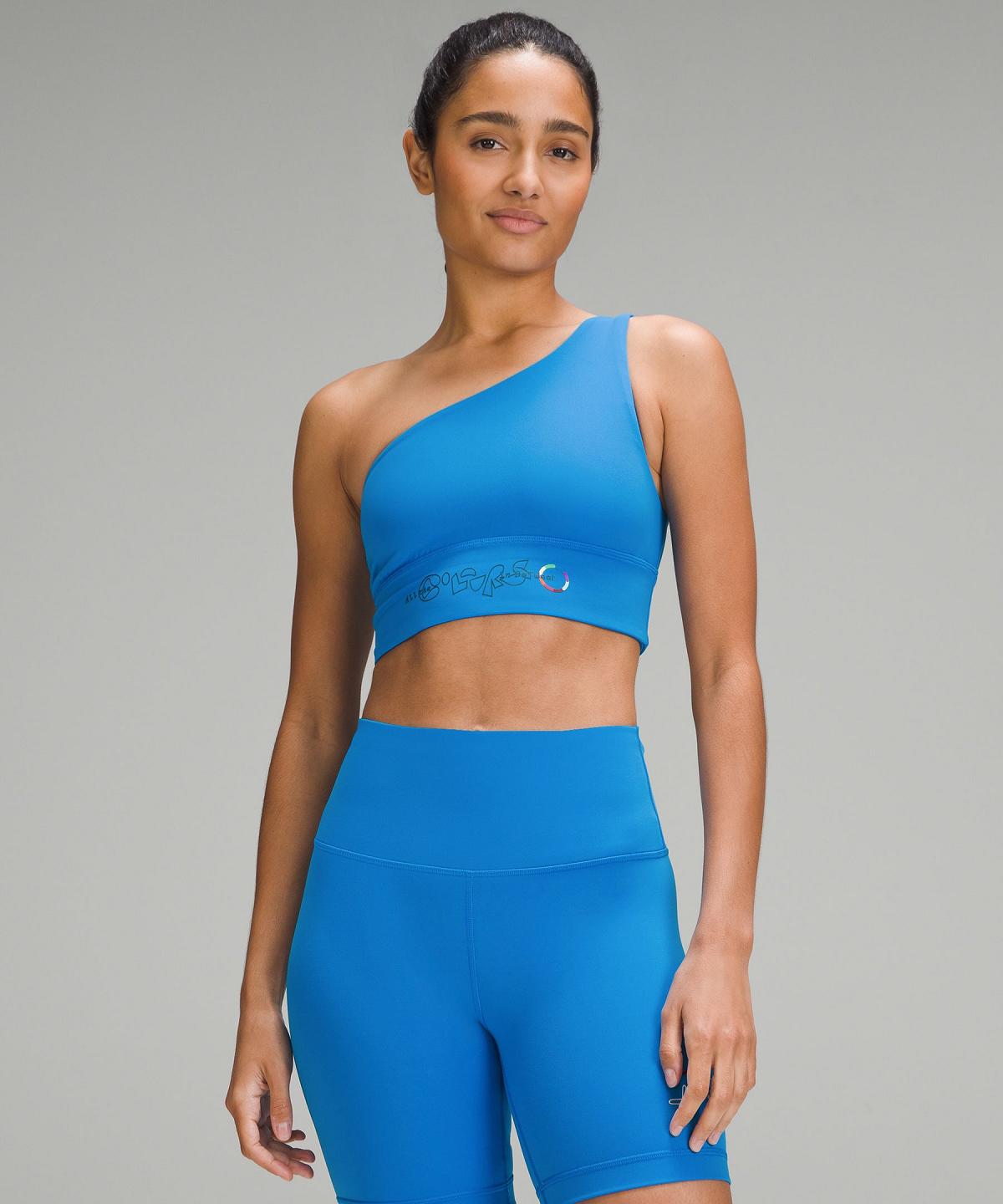 Reggiseno Sportivo Donna Lululemon Align™ Asymmetrical Light Support, A/B Cup Blu | IT_LuLu66400