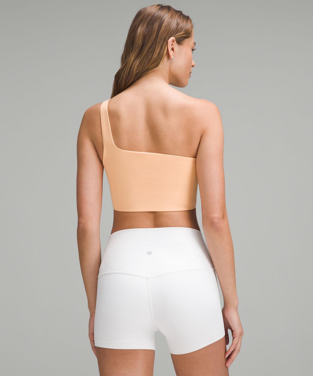 Reggiseno Sportivo Donna Lululemon Bend This One-Shoulder Corallo | IT_LuLu30995