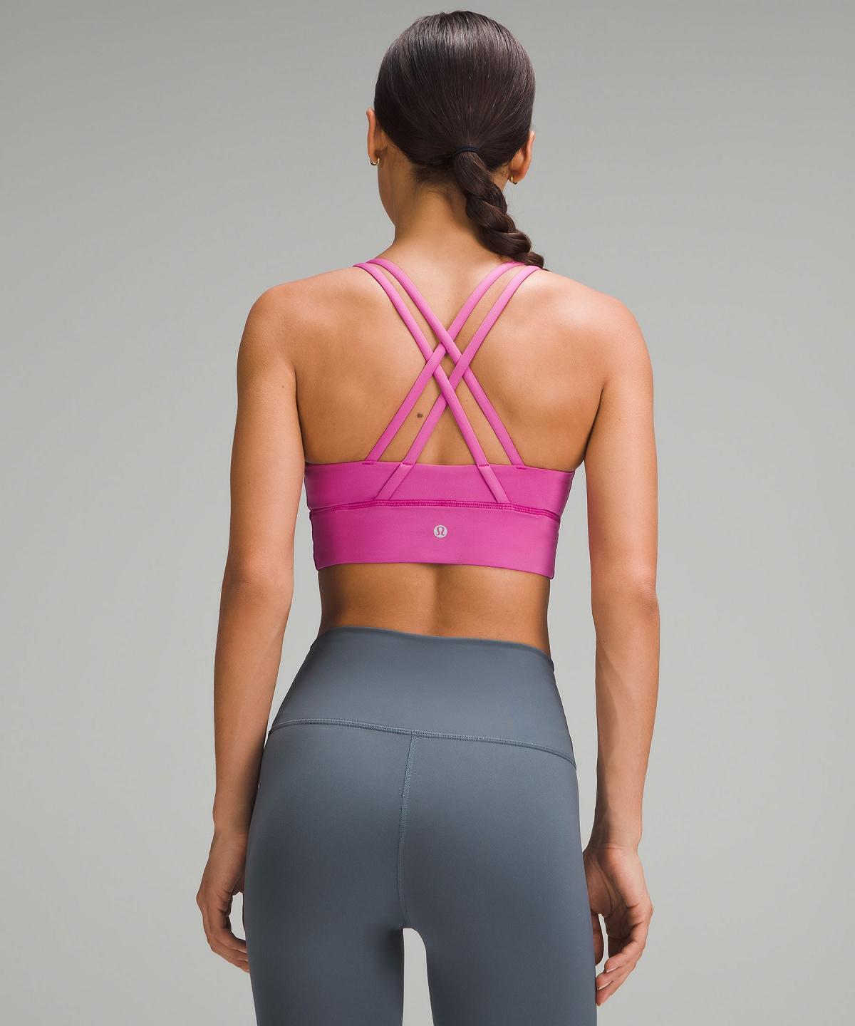 Reggiseno Sportivo Donna Lululemon Energy Longline Rosa | IT_LuLu21965