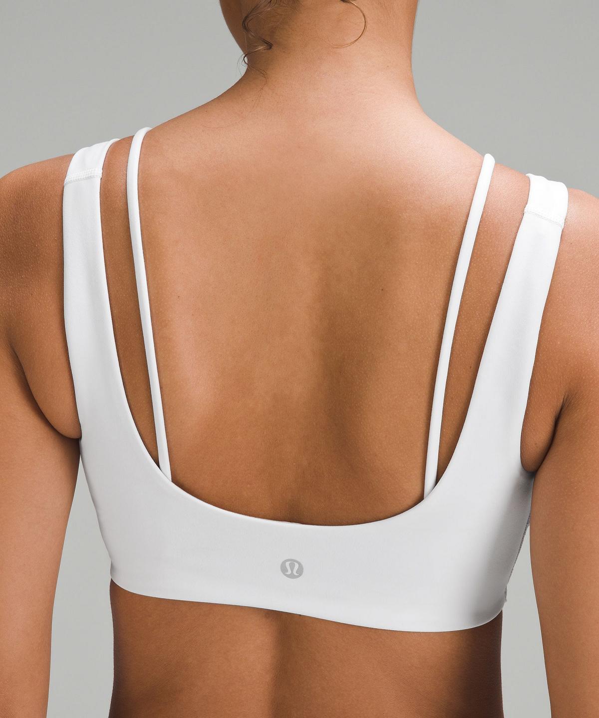 Reggiseno Sportivo Donna Lululemon Everlux Front Cut-Out Train Bianche | IT_LuLu51657