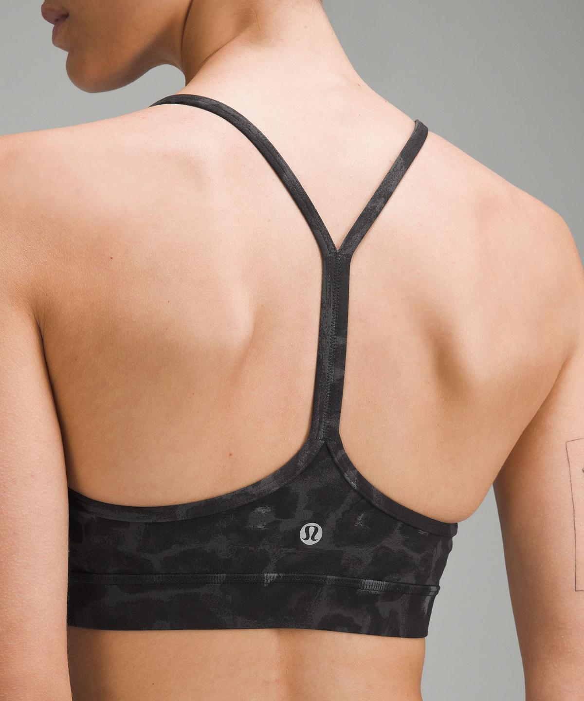 Reggiseno Sportivo Donna Lululemon Flow Y Nulu Leopardate Nere Colorate | IT_LuLu37277