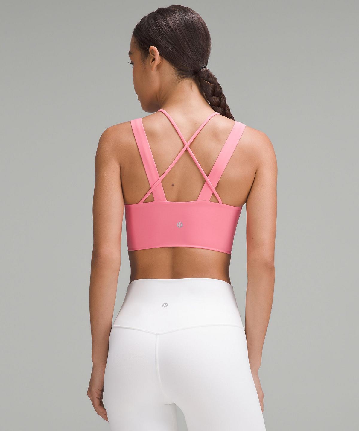 Reggiseno Sportivo Donna Lululemon Like a Cloud Longline Rosa | IT_LuLu58959