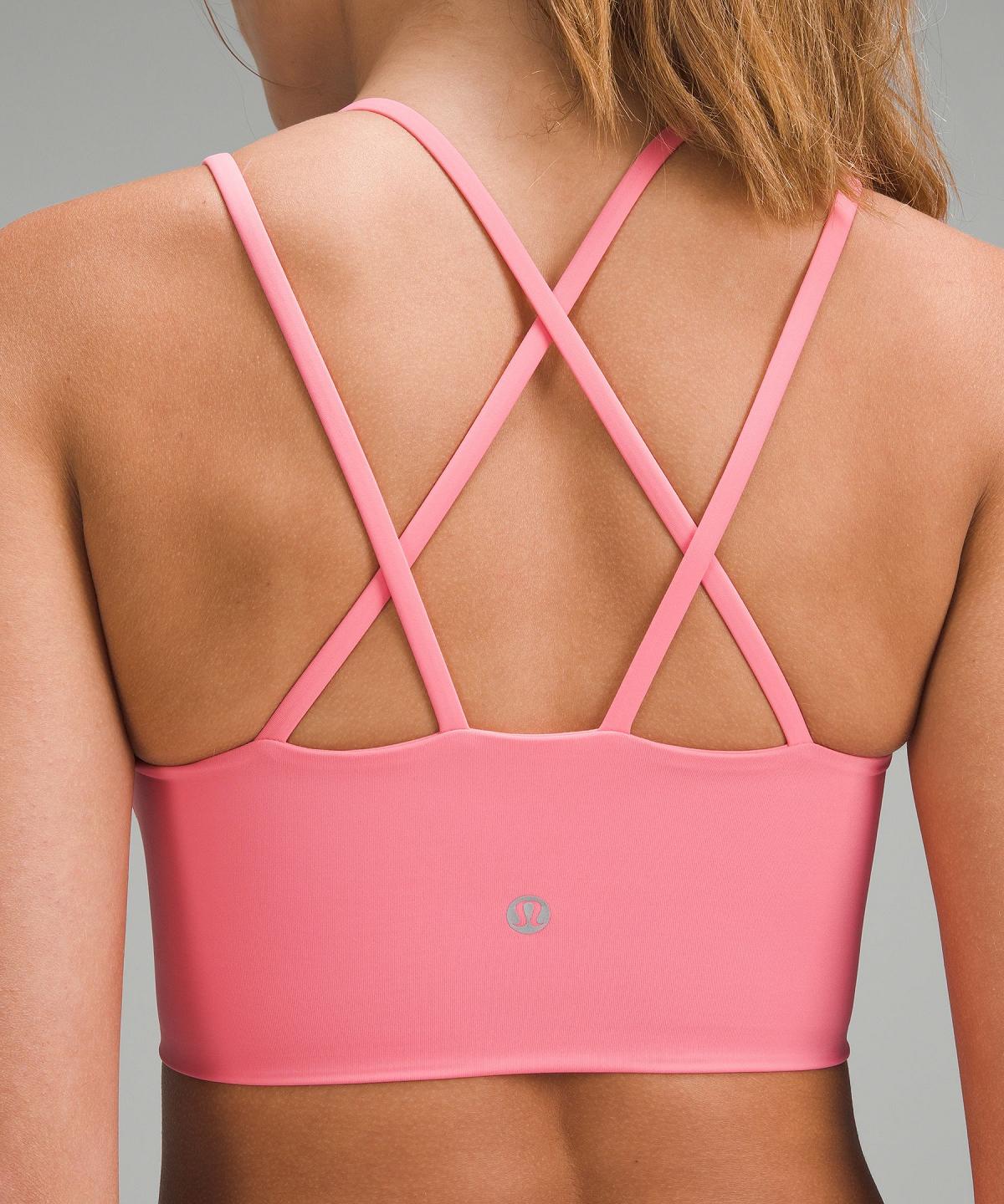 Reggiseno Sportivo Donna Lululemon Like a Cloud Longline Rosa | IT_LuLu94053