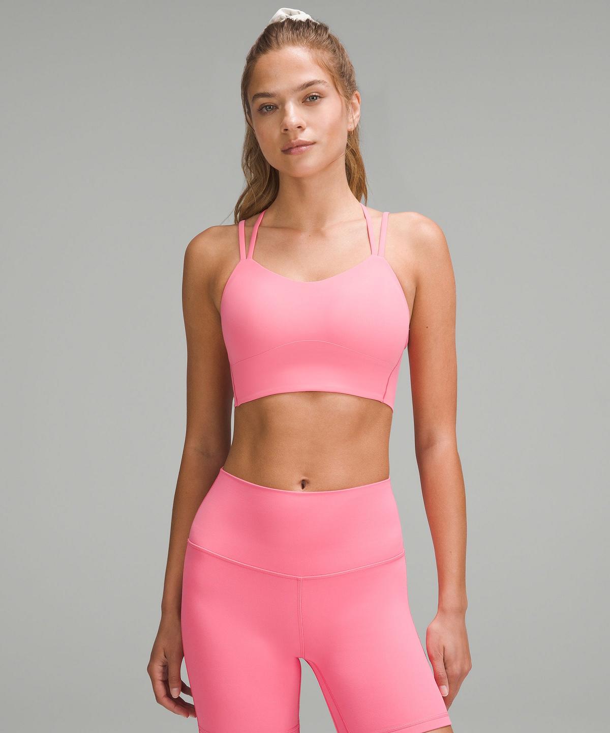 Reggiseno Sportivo Donna Lululemon Like a Cloud Longline Rosa | IT_LuLu94053