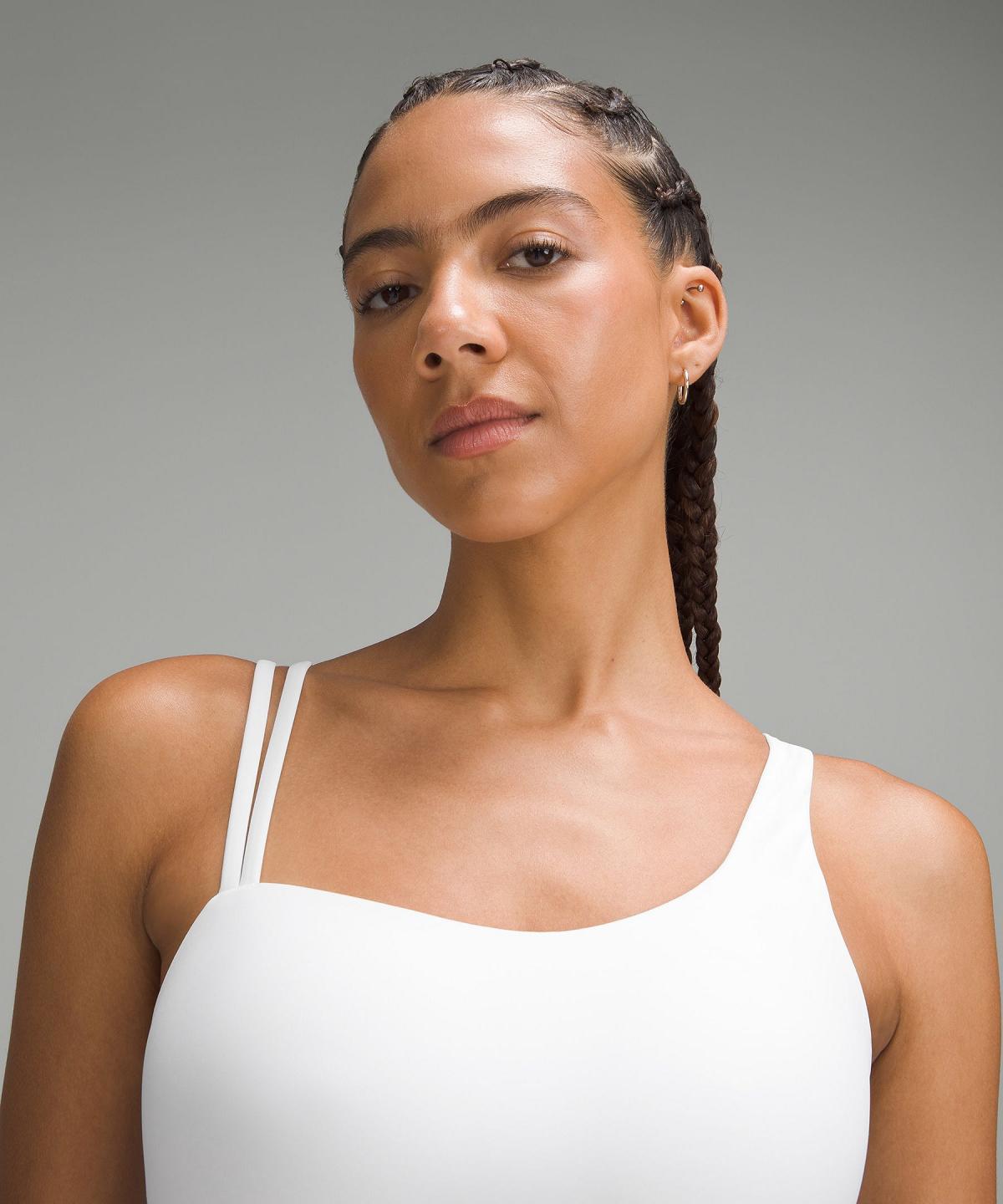 Reggiseno Sportivo Donna Lululemon Soft Foam Cup Asymmetrical Bianche | IT_LuLu59800