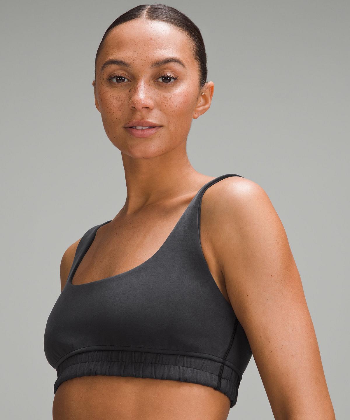 Reggiseno Sportivo Donna Lululemon Softstreme Scoop-Neck Nere | IT_LuLu22193