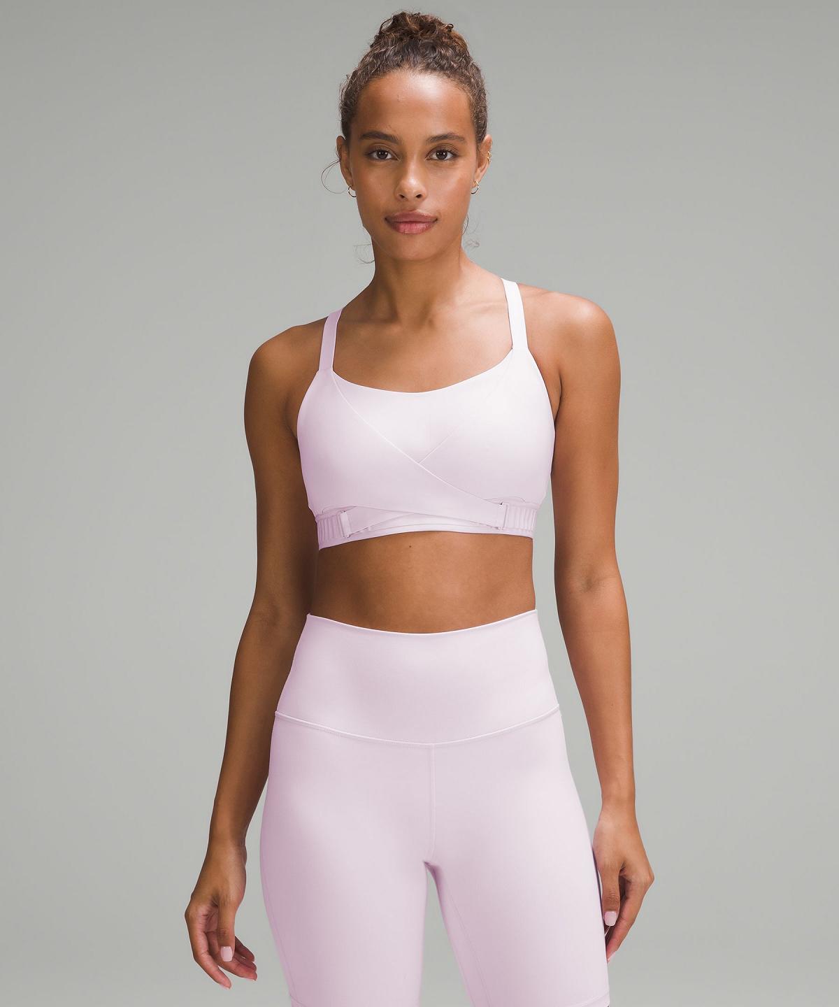 Reggiseno Sportivo Donna Lululemon Super-Soft Adjustable Recovery Rosa | IT_LuLu38034