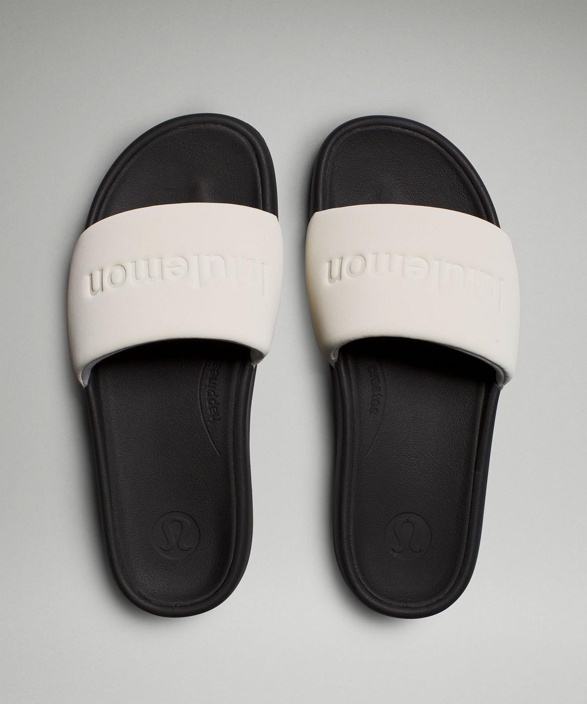 Scarpe Donna Lululemon Restfeel Women's Slide Nere Bianche | IT_LuLu55503