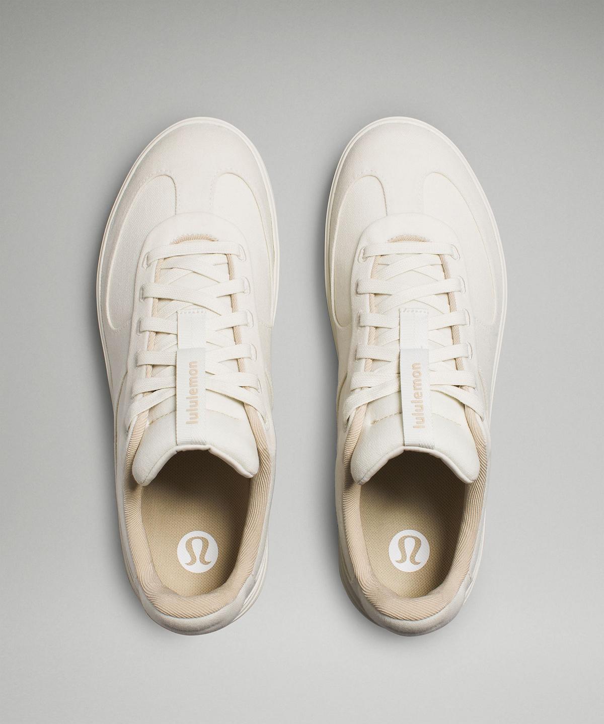 Scarpe Uomo Lululemon Cityverse Canvas Sneaker Beige Bianche | IT_LuLu49451