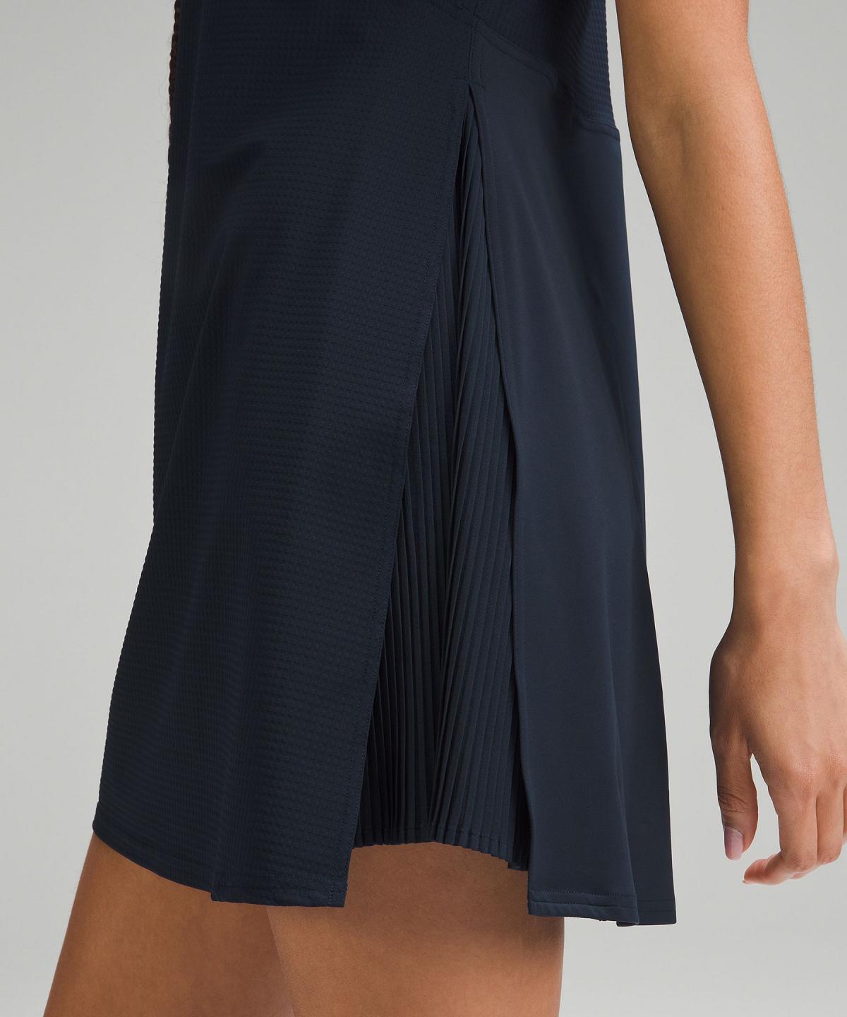 Vestito Donna Lululemon Grid-Texture Sleeveless Linerless Tennis Blu Marino | IT_LuLu14819